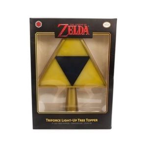 The Legend of Zelda Triforce Light-Up Tree Topper Nintendo‎ Holiday Decor New